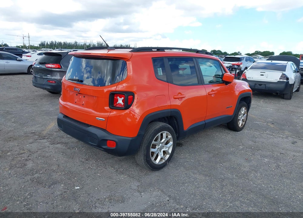2017 JEEP RENEGADE LATITUDE 4X4 VIN: ZACCJBBB8HPE86194
