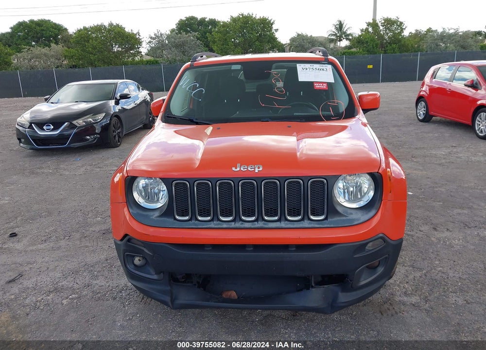 2017 JEEP RENEGADE LATITUDE 4X4 VIN: ZACCJBBB8HPE86194