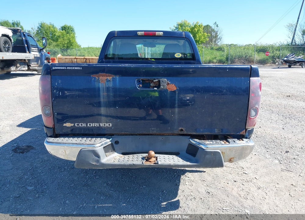 2004 CHEVROLET COLORADO VIN: 1GCCS148948139192