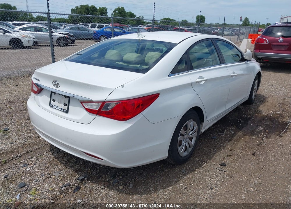 2012 HYUNDAI SONATA GLS VIN: 5NPEB4AC8CH377411