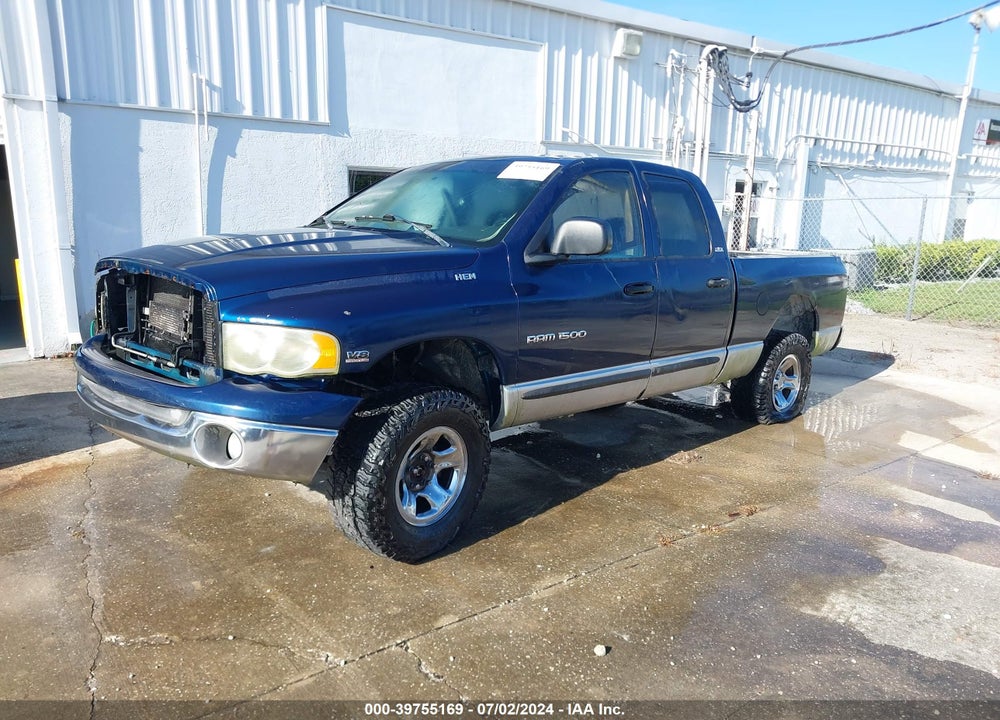 2002 DODGE RAM 1500 ST VIN: 3D7HU18N52G197474