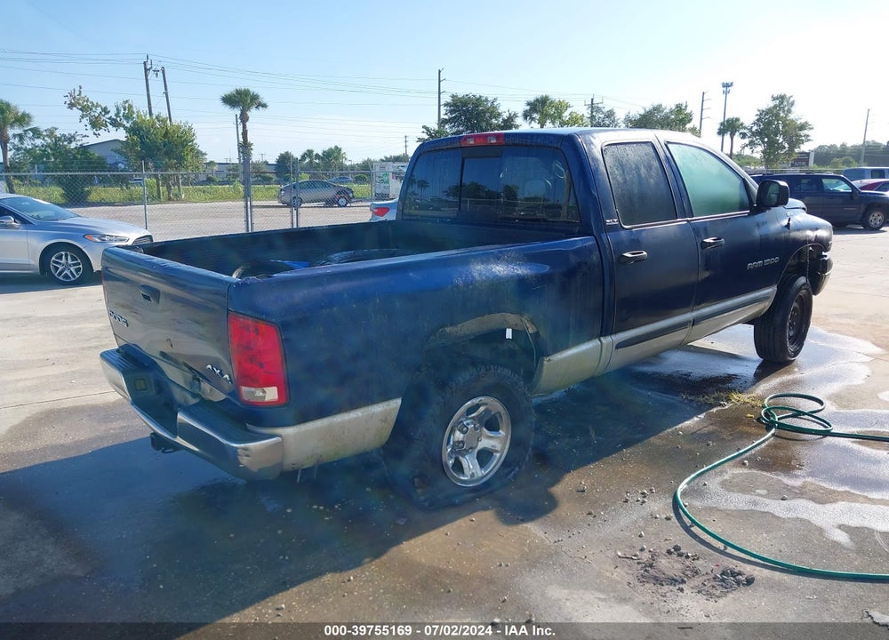 2002 DODGE RAM 1500 ST VIN: 3D7HU18N52G197474