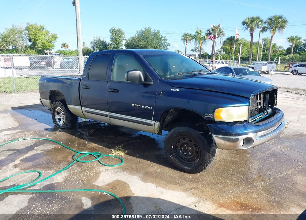 2002 DODGE RAM 1500 ST VIN: 3D7HU18N52G197474