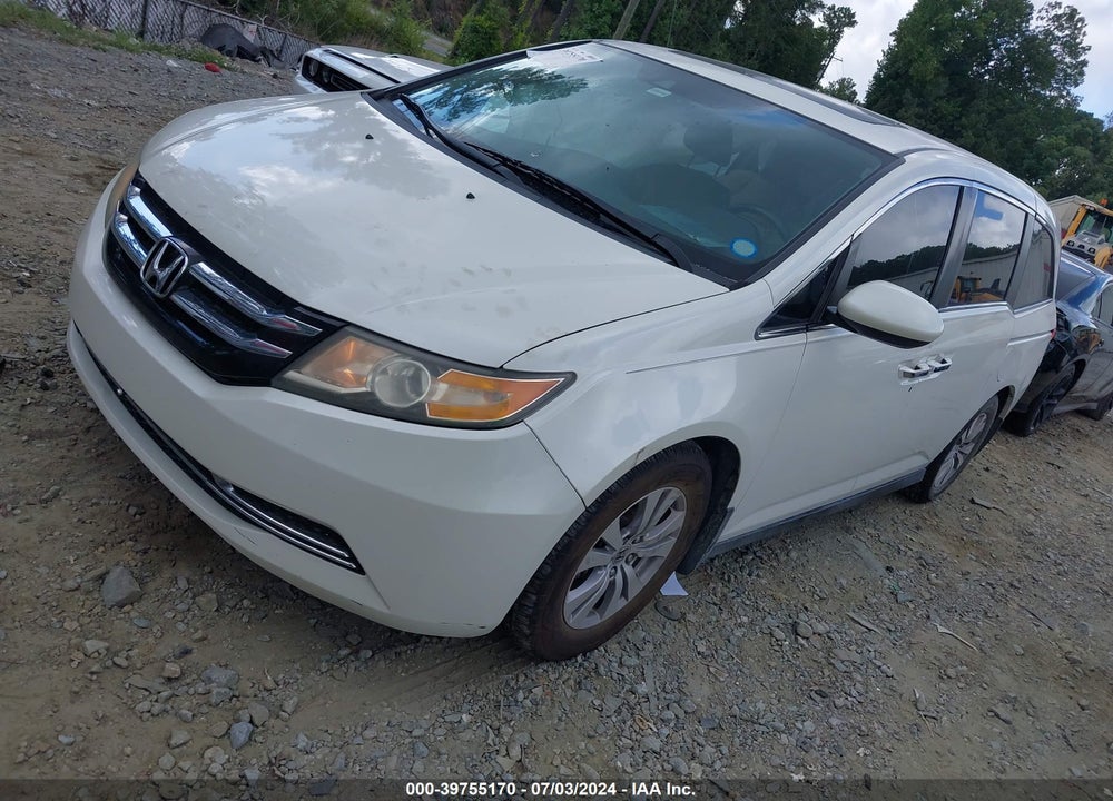 2014 HONDA ODYSSEY EX-L VIN: 5FNRL5H60EB082857