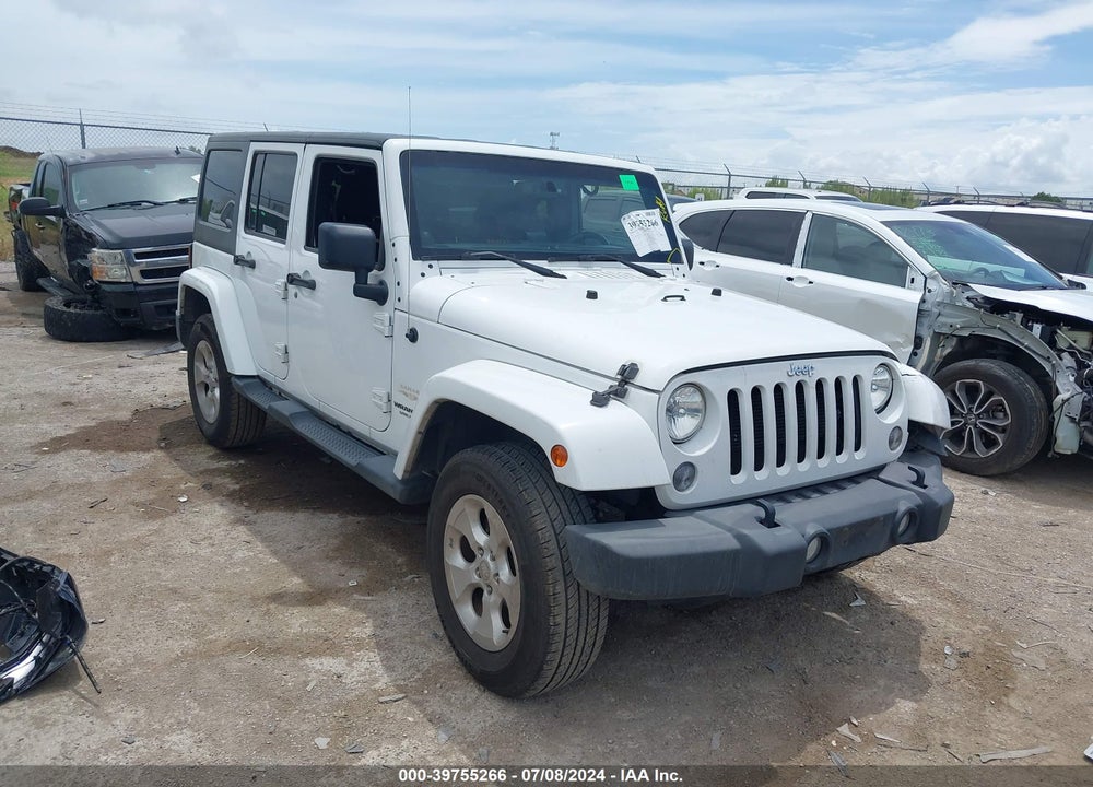 2014 JEEP WRANGLER UNLIMITED SAHARA VIN: 1C4BJWEG8EL163693
