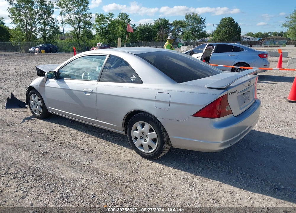 2002 HONDA CIVIC EX VIN: 1HGEM22952L057623