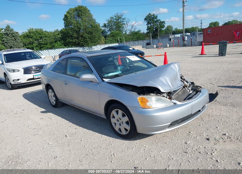 2002 HONDA CIVIC EX VIN: 1HGEM22952L057623