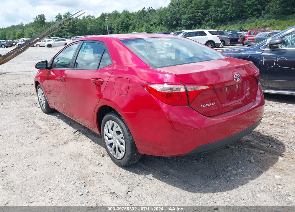 2019 TOYOTA COROLLA LE VIN: 2T1BURHE0KC221043