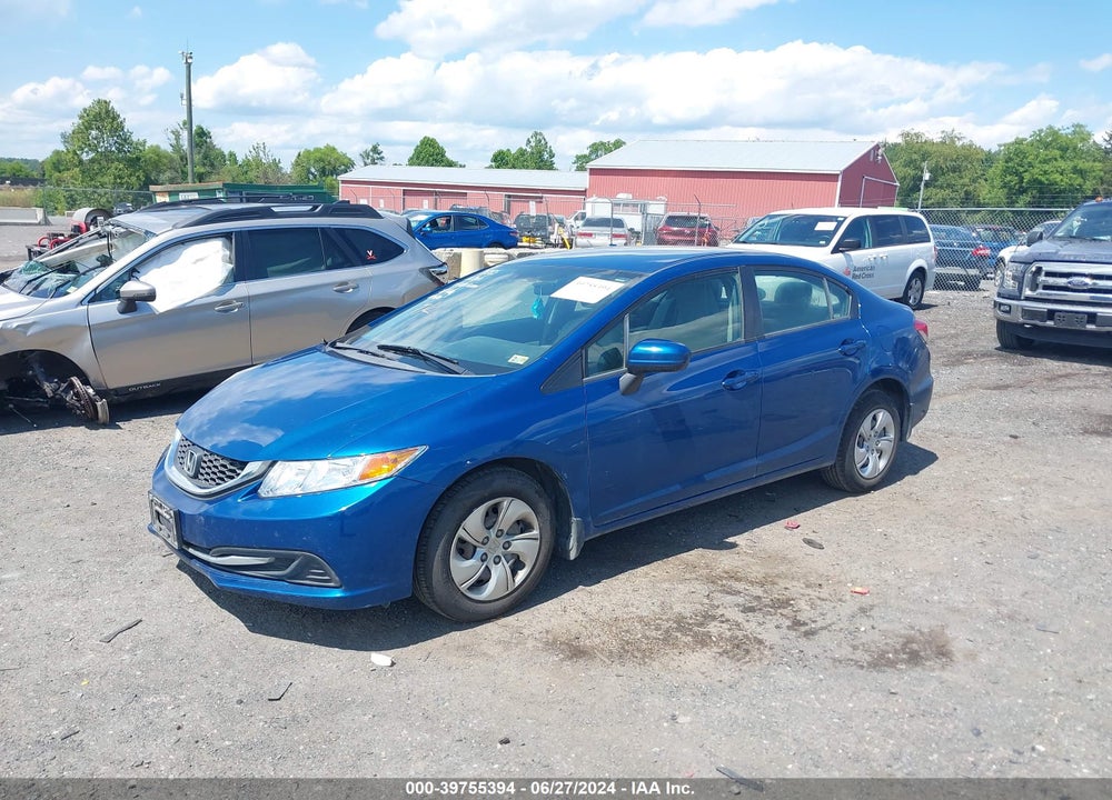 2015 HONDA CIVIC LX VIN: 2HGFB2F53FH546297