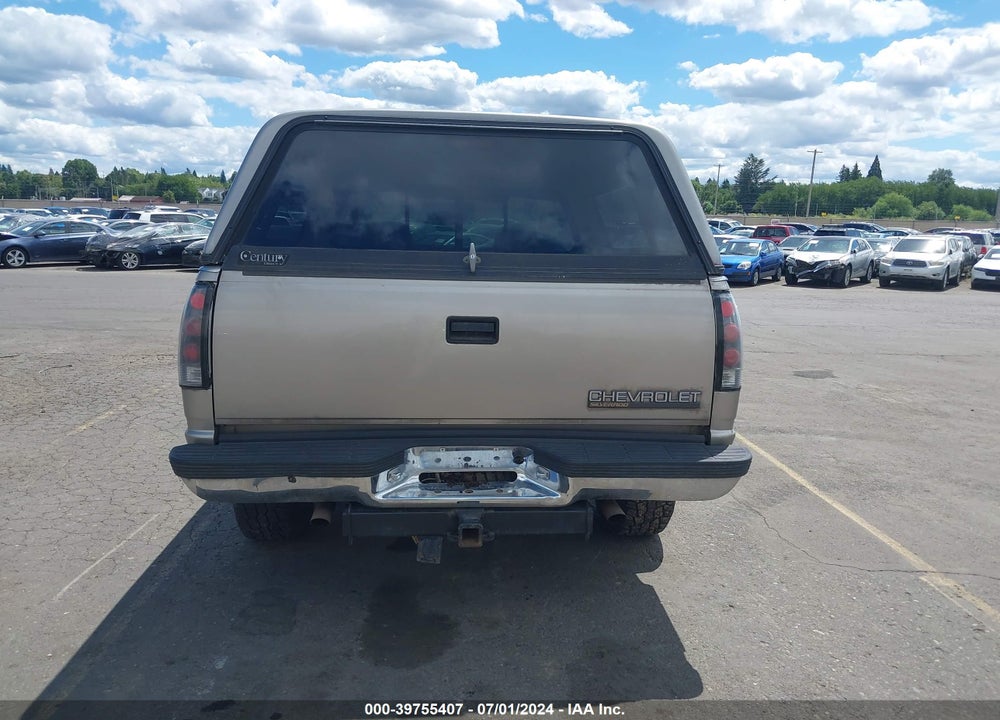 1998 CHEVROLET K1500 FLEETSIDE VIN: 2GCEK19R0W1280121