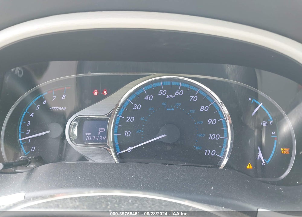 2013 TOYOTA SIENNA XLE 7 PASSENGER VIN: 5TDDK3DC8DS054389
