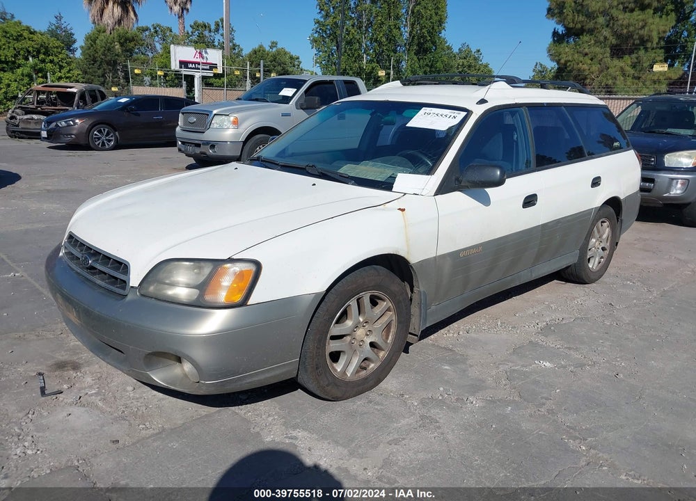2000 SUBARU OUTBACK VIN: 4S3BH6656Y7623813