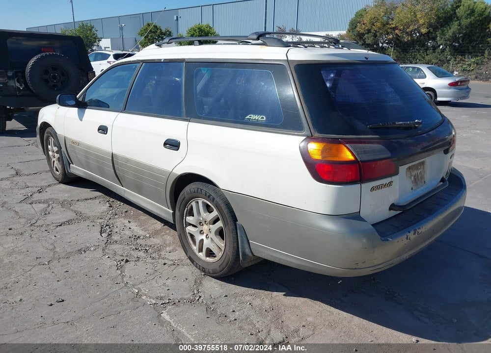 2000 SUBARU OUTBACK VIN: 4S3BH6656Y7623813