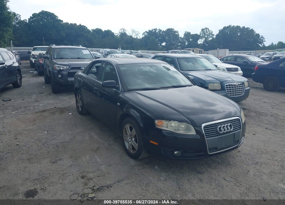 2006 AUDI A4 2.0T VIN: WAUAF78E96A209474