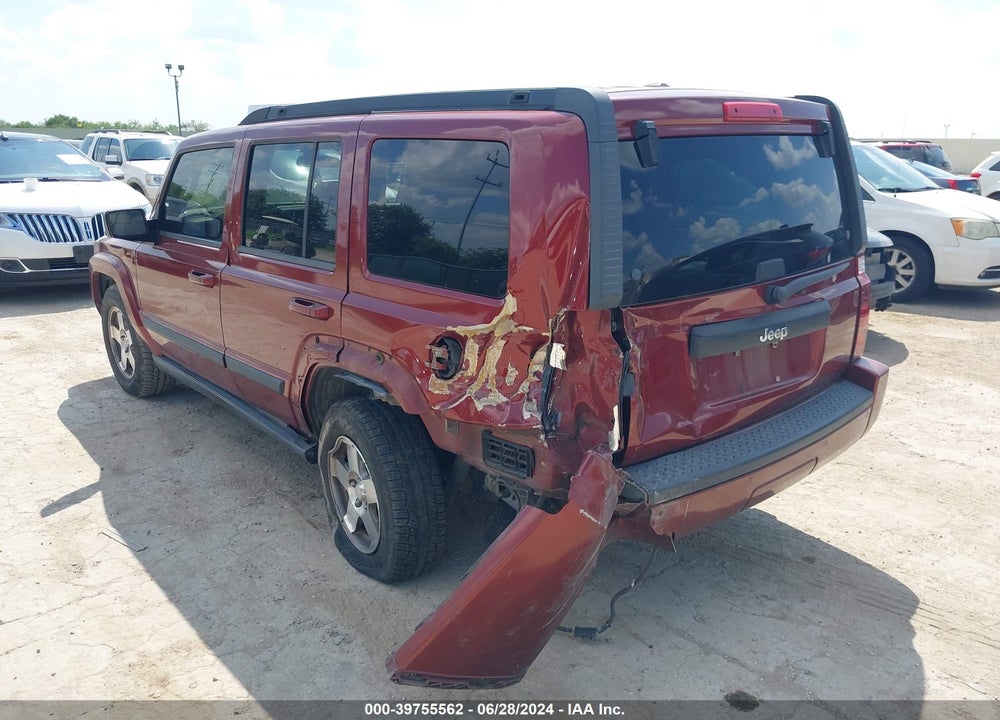 2009 JEEP COMMANDER VIN: 1J8HH48K59C500376