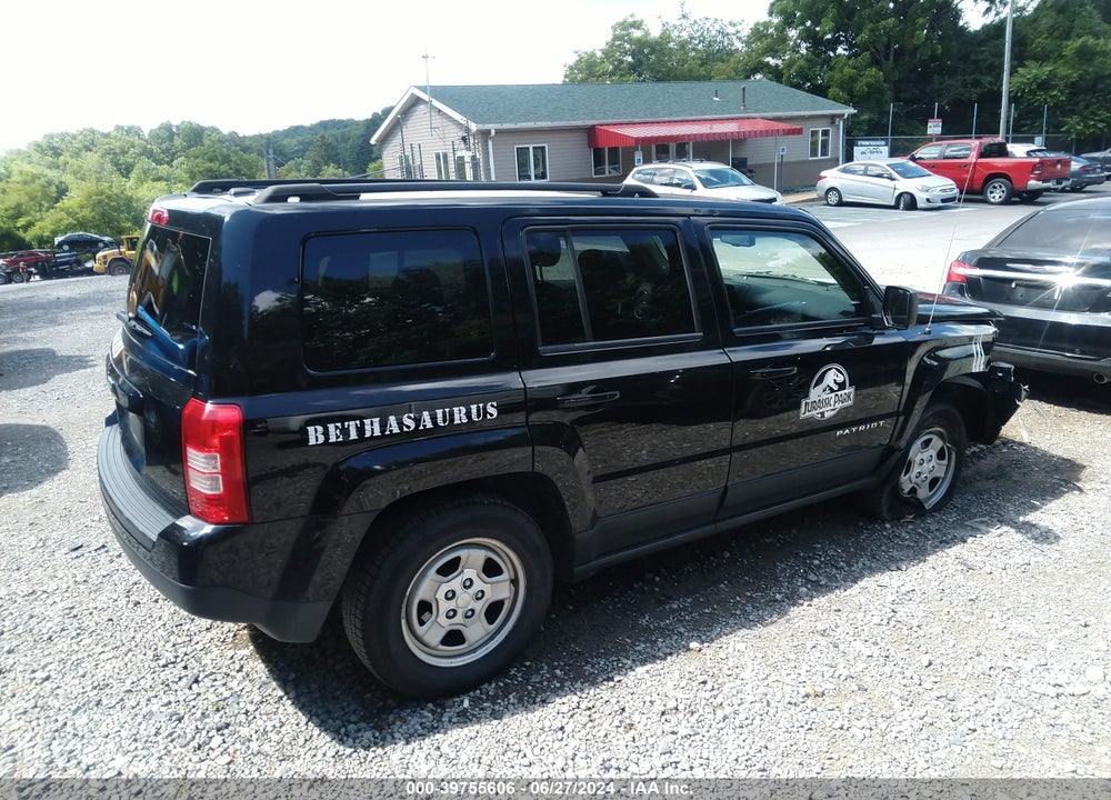 2017 JEEP PATRIOT SPORT 4X4 VIN: 1C4NJRBB2HD138701