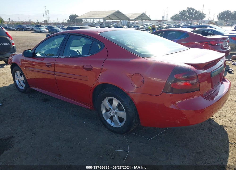 2008 PONTIAC GRAND PRIX VIN: 2G2WP552181103154