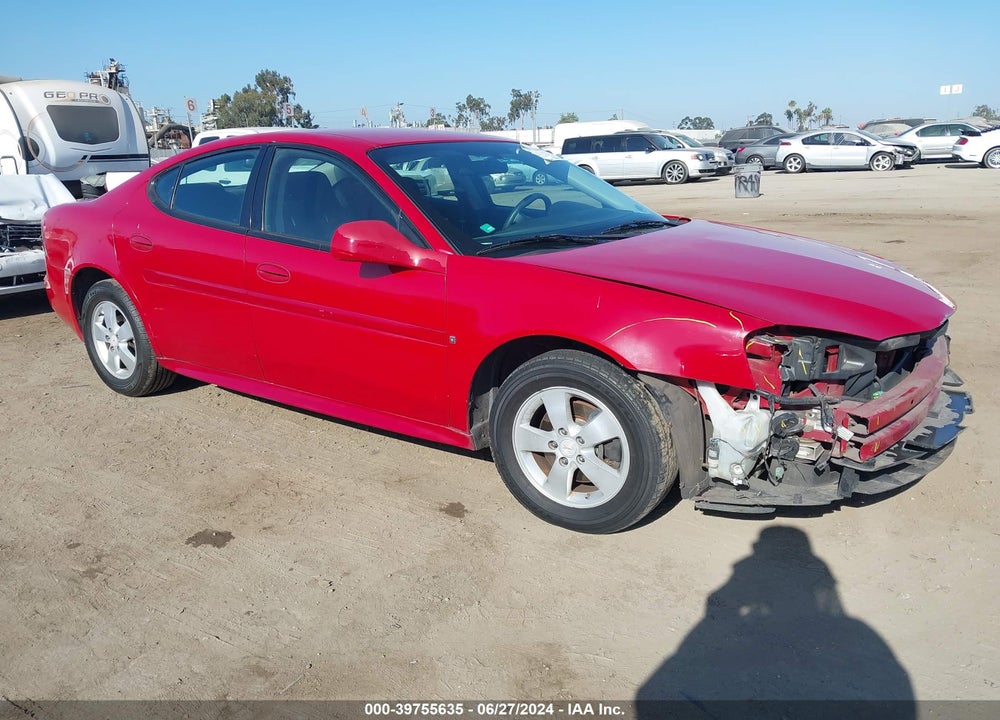 2008 PONTIAC GRAND PRIX VIN: 2G2WP552181103154
