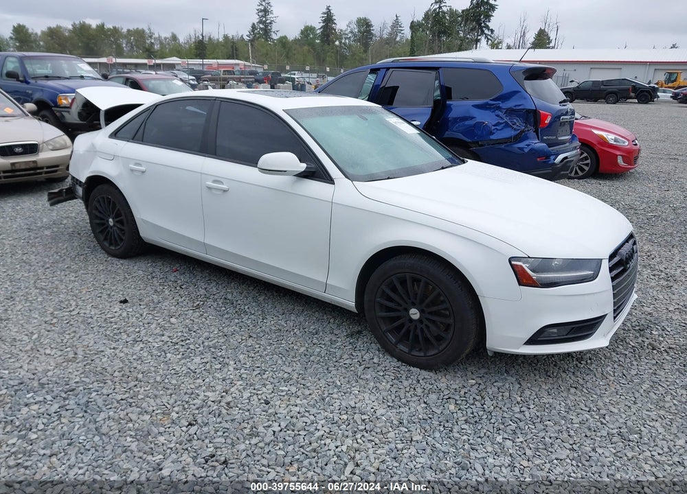 2013 AUDI A4 2.0T PREMIUM VIN: WAUAFAFL4DN039870