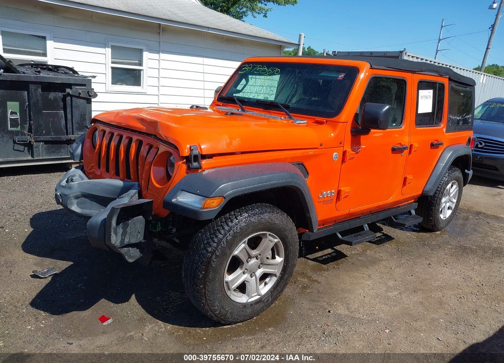 2018 JEEP WRANGLER UNLIMITED SPORT S 4X4 VIN: 1C4HJXDG1JW274516