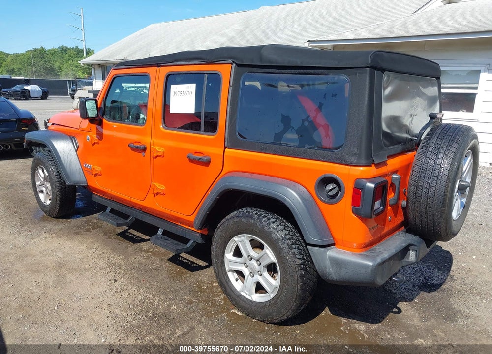 2018 JEEP WRANGLER UNLIMITED SPORT S 4X4 VIN: 1C4HJXDG1JW274516