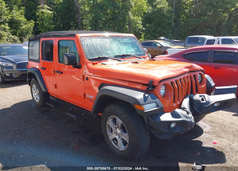 2018 JEEP WRANGLER UNLIMITED SPORT S 4X4 VIN: 1C4HJXDG1JW274516