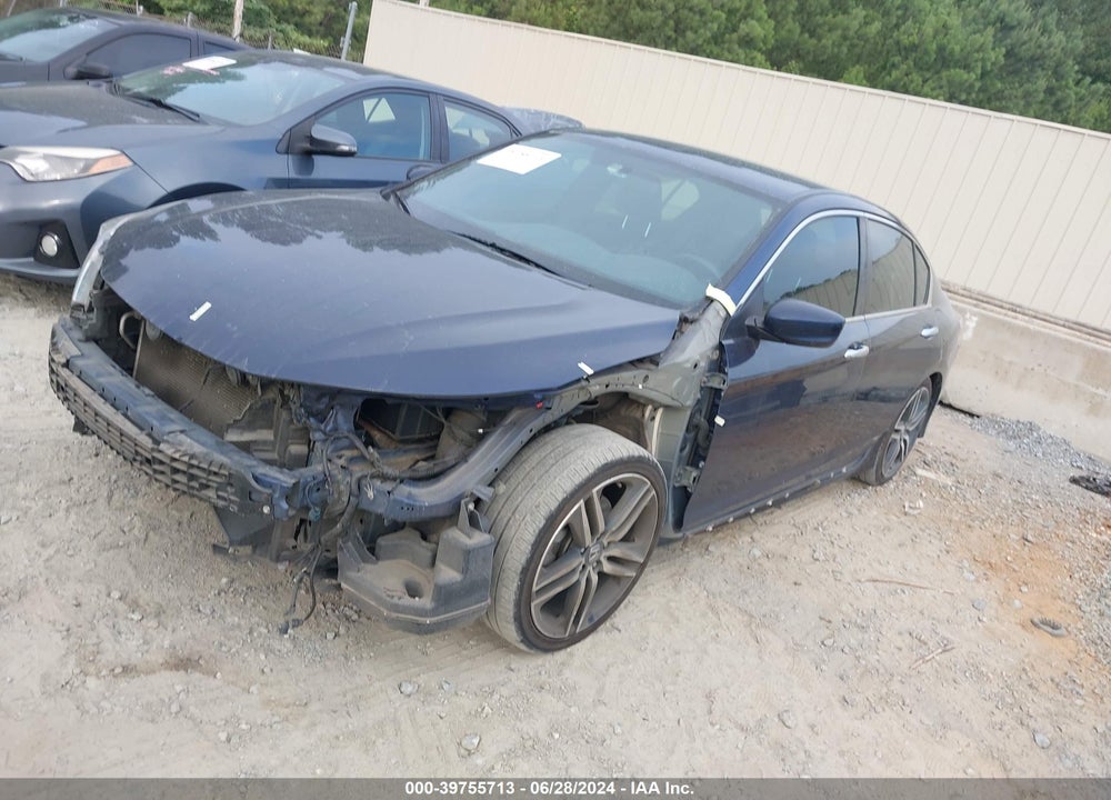 2016 HONDA ACCORD SPORT VIN: 1HGCR2F55GA046432