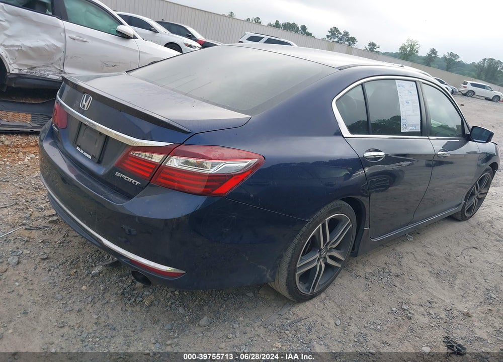 2016 HONDA ACCORD SPORT VIN: 1HGCR2F55GA046432
