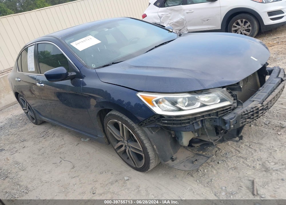 2016 HONDA ACCORD SPORT VIN: 1HGCR2F55GA046432