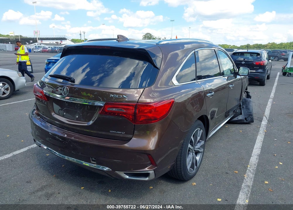 2019 ACURA MDX ADVANCE PKG VIN: 5J8YD4H80KL000799