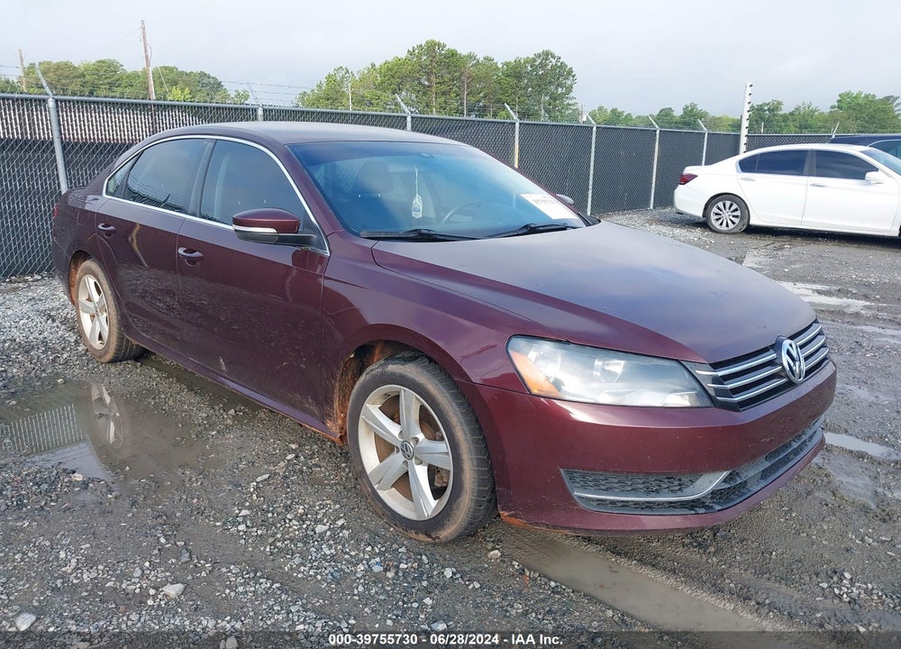 2013 VOLKSWAGEN PASSAT 2.5L SE VIN: 1VWBP7A34DC033428