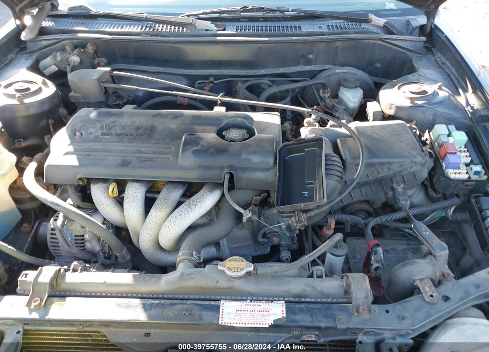 2000 TOYOTA COROLLA LE VIN: 2T1BR18E4YC287056
