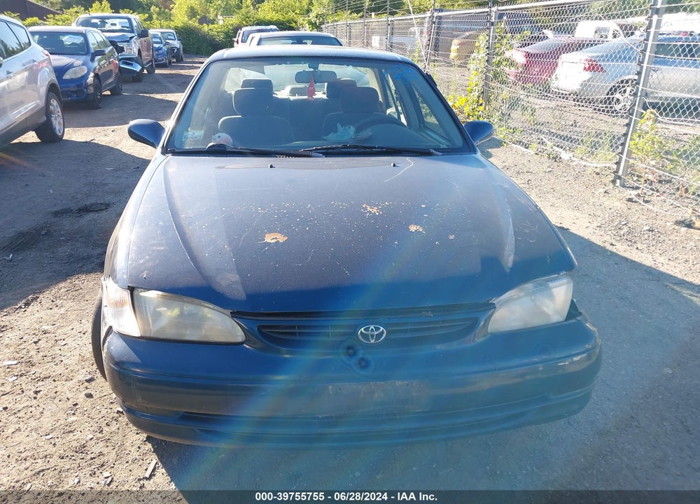 2000 TOYOTA COROLLA LE VIN: 2T1BR18E4YC287056