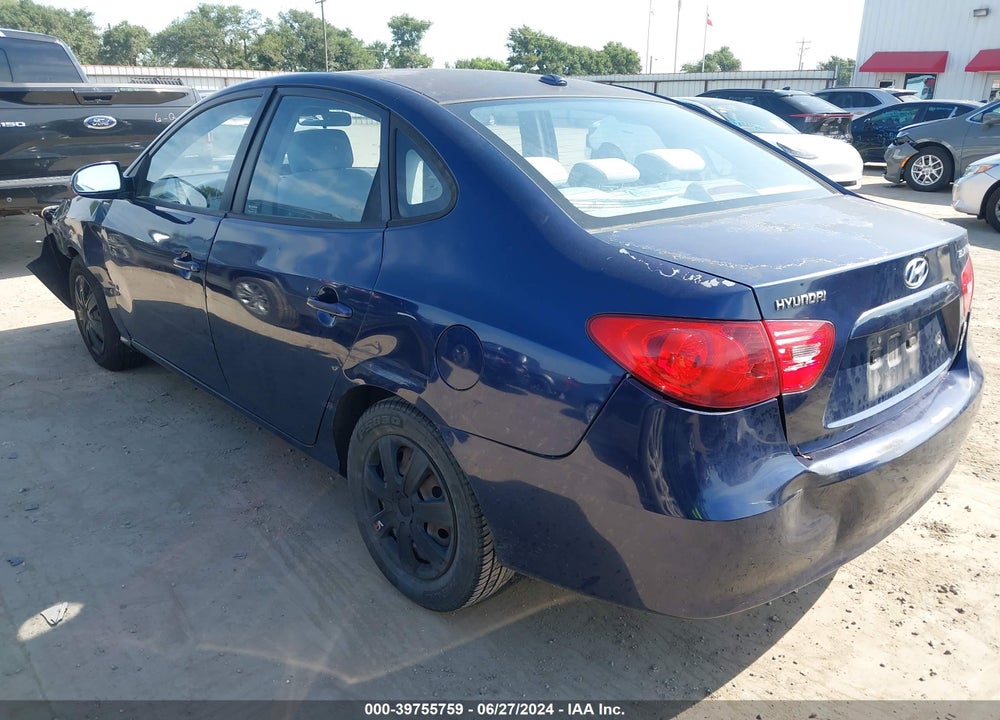 2009 HYUNDAI ELANTRA GLS VIN: KMHDU46D09U598387