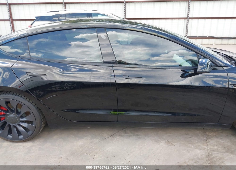 2021 TESLA MODEL 3 PERFORMANCE DUAL MOTOR ALL-WHEEL DRIVE VIN: 5YJ3E1EC7MF926443