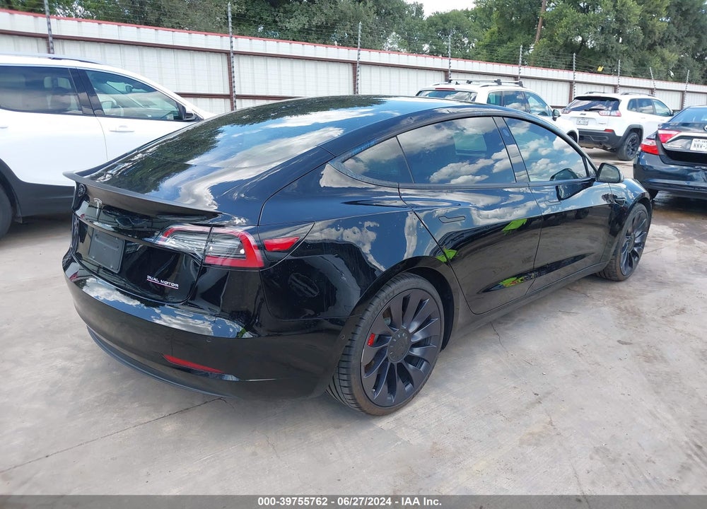 2021 TESLA MODEL 3 PERFORMANCE DUAL MOTOR ALL-WHEEL DRIVE VIN: 5YJ3E1EC7MF926443