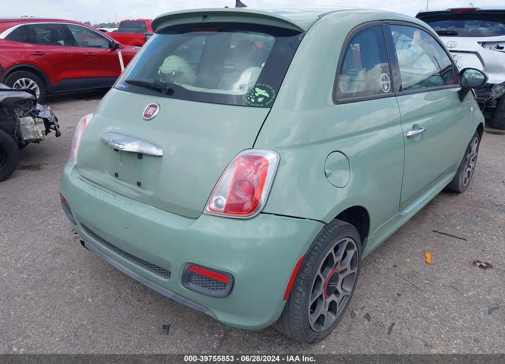 2015 FIAT 500 SPORT VIN: 3C3CFFBR4FT648418