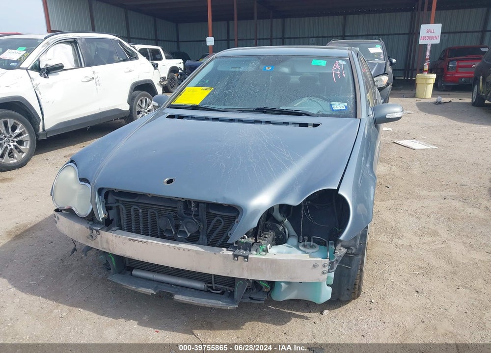 2006 MERCEDES-BENZ C 230 SPORT VIN: WDBRF52H86A840292