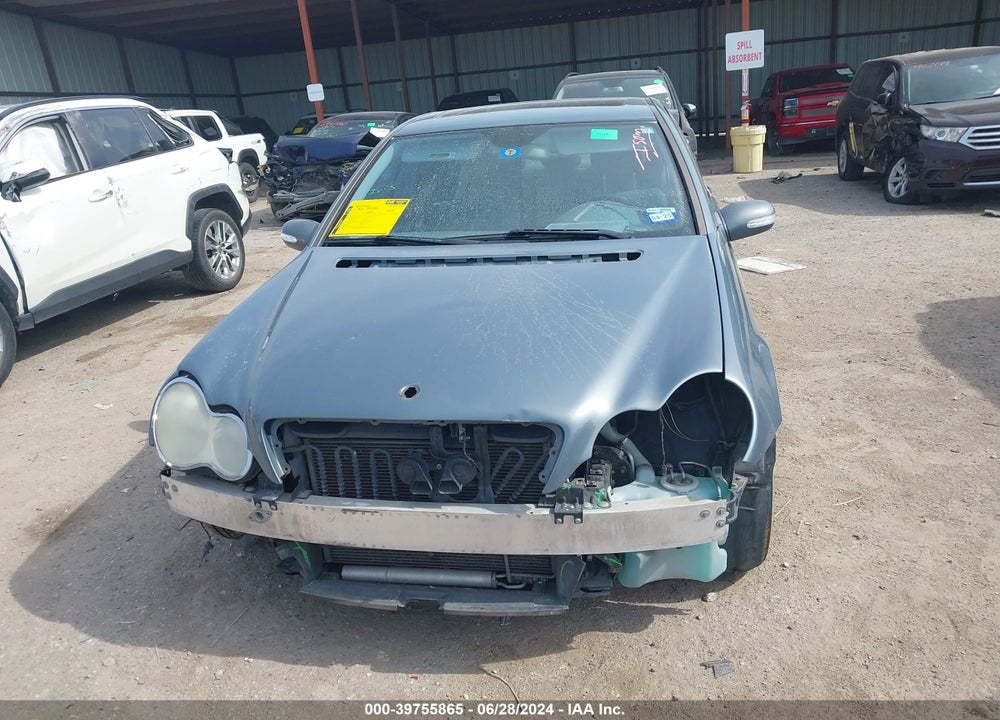 2006 MERCEDES-BENZ C 230 SPORT VIN: WDBRF52H86A840292