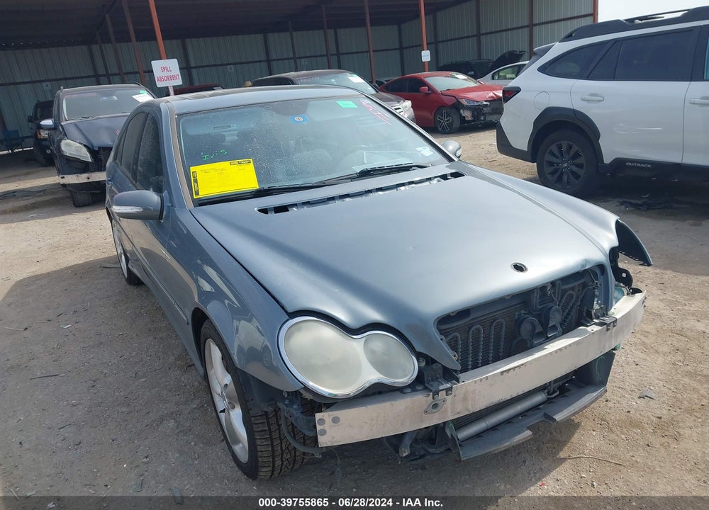 2006 MERCEDES-BENZ C 230 SPORT VIN: WDBRF52H86A840292