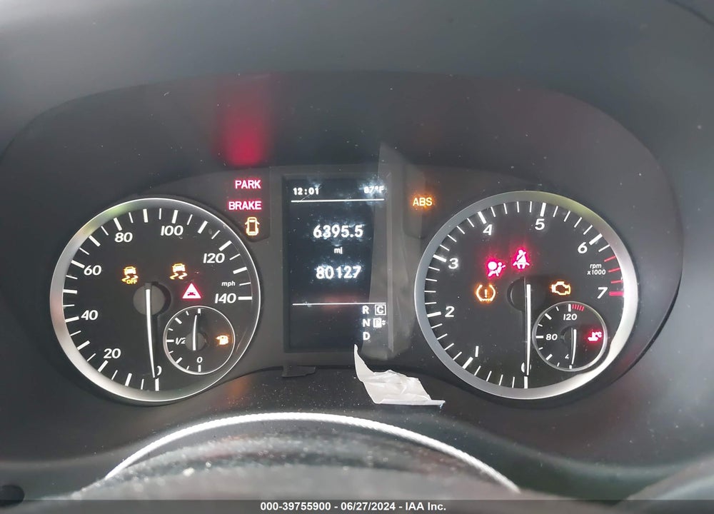 2017 MERCEDES-BENZ METRIS VIN: WD4PG2EE9H3278163