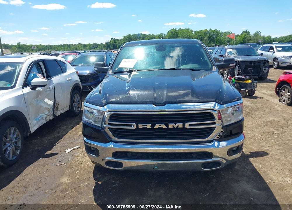 2021 RAM 1500 BIG HORN 4X4 5'7 BOX VIN: 1C6SRFFT5MN568778