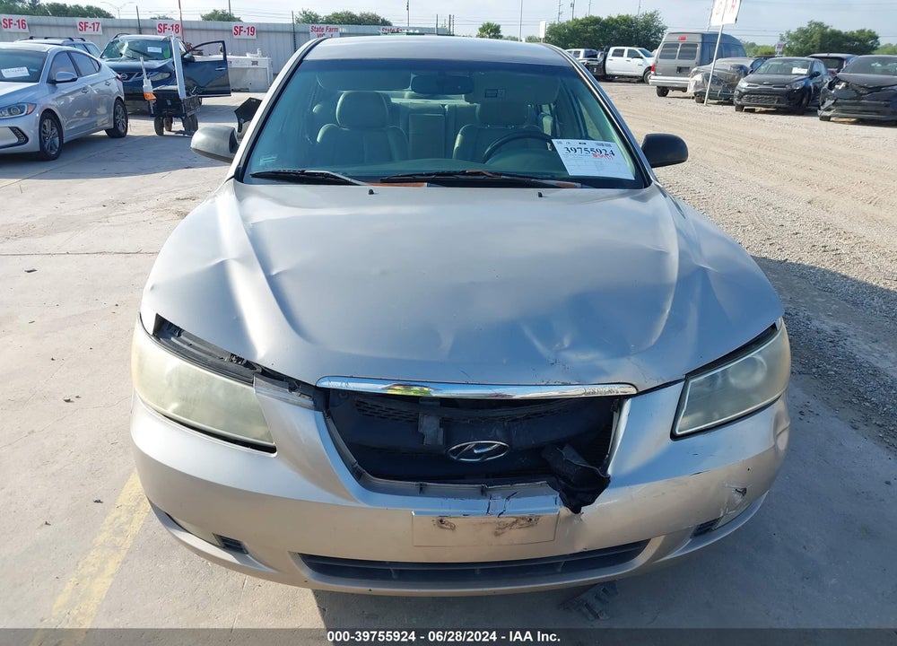 2006 HYUNDAI SONATA GLS V6/LX V6 VIN: 5NPEU46F56H048974