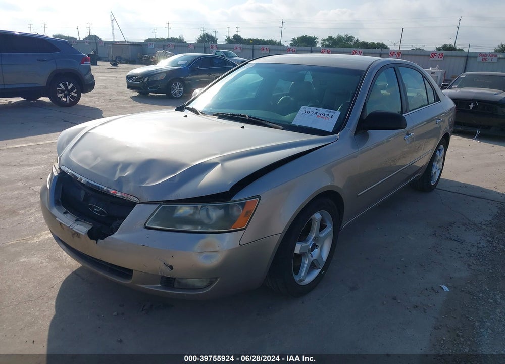 2006 HYUNDAI SONATA GLS V6/LX V6 VIN: 5NPEU46F56H048974