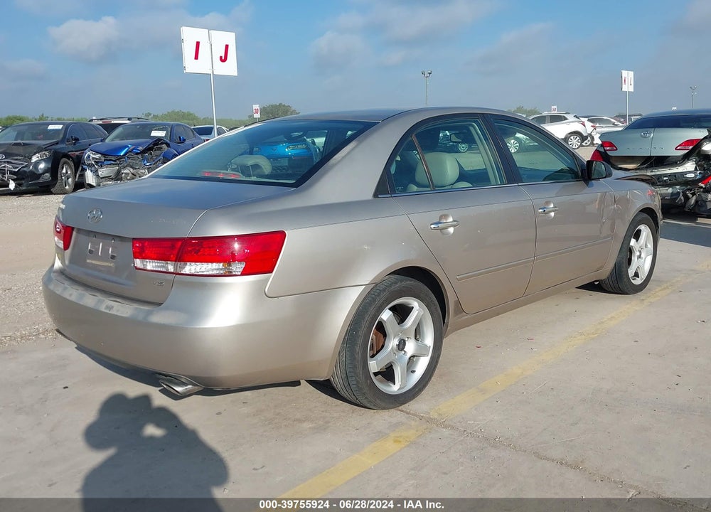 2006 HYUNDAI SONATA GLS V6/LX V6 VIN: 5NPEU46F56H048974