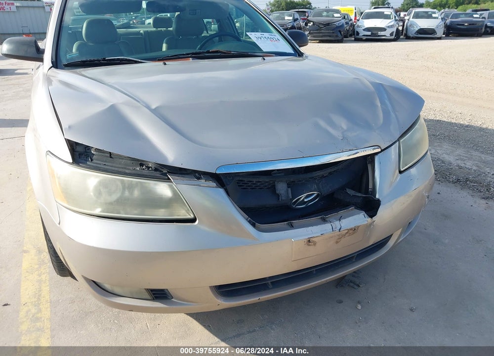 2006 HYUNDAI SONATA GLS V6/LX V6 VIN: 5NPEU46F56H048974