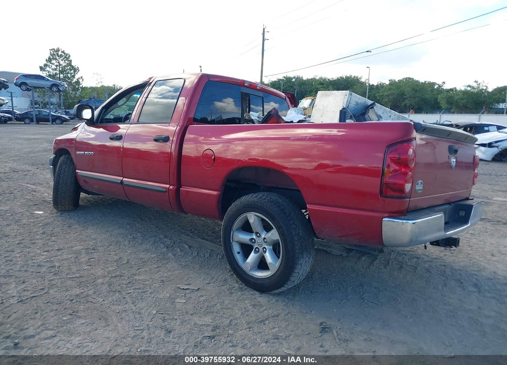 2007 DODGE RAM 1500 SLT VIN: 1D7HA18P37S178321