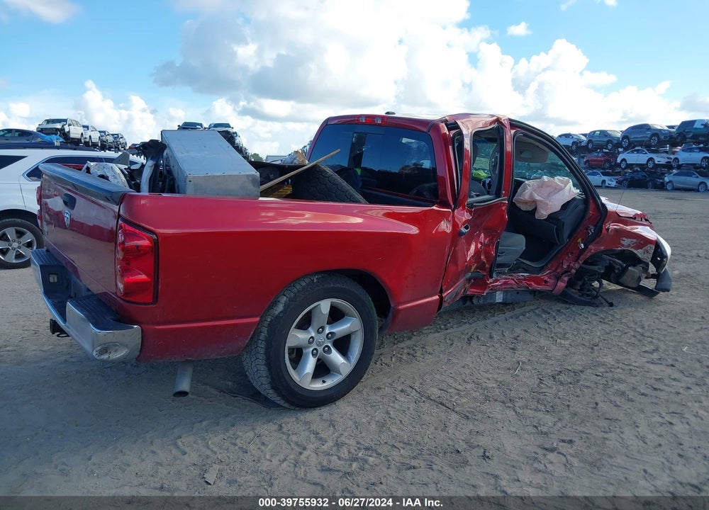 2007 DODGE RAM 1500 SLT VIN: 1D7HA18P37S178321
