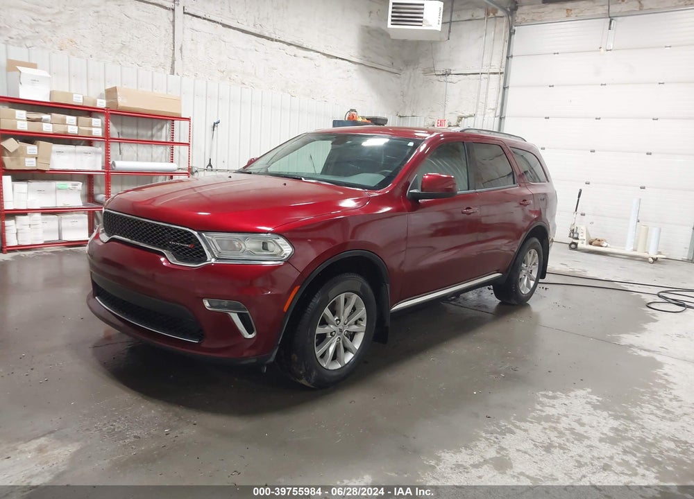 2022 DODGE DURANGO SXT AWD VIN: 1C4RDJAG1NC159970