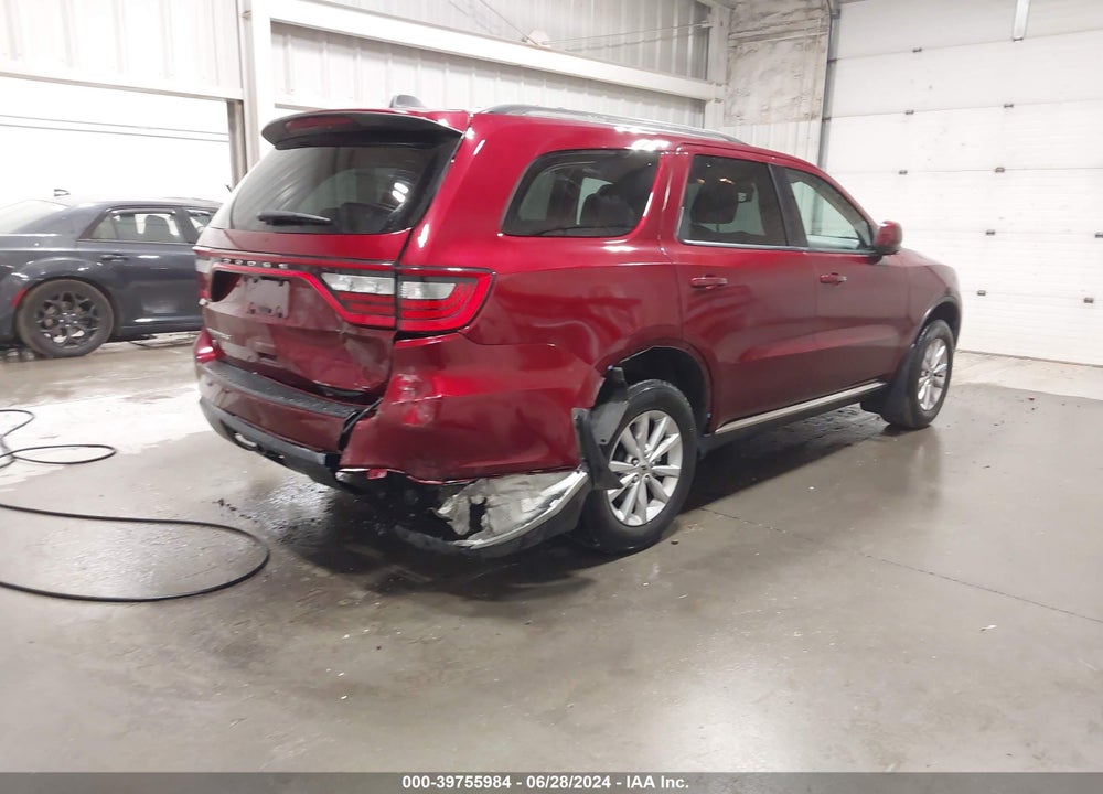 2022 DODGE DURANGO SXT AWD VIN: 1C4RDJAG1NC159970